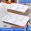 A5 Food-Grade Melamine Divided Fast Food Tray