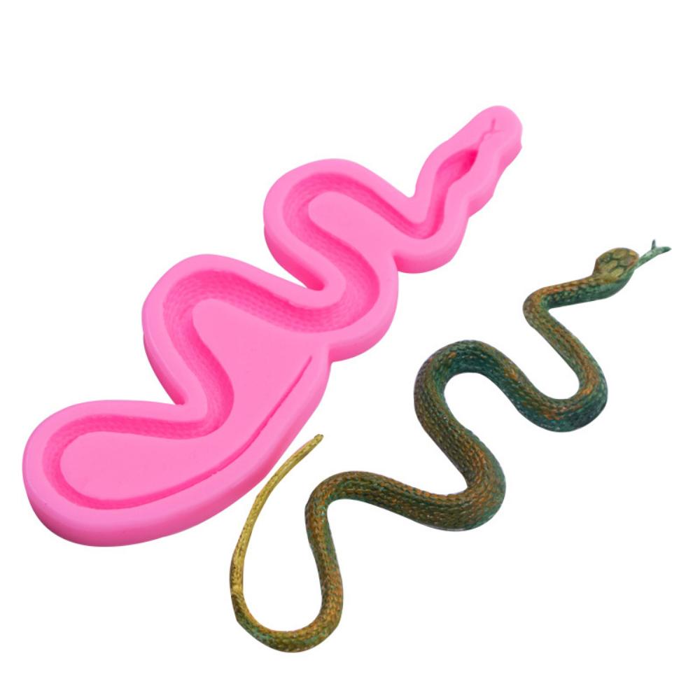 Halloween Scary Snake Spider Prank Toy Fondant Silicone Mold Simulation Snake