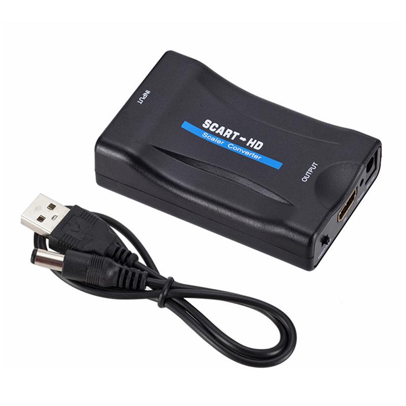 SCART to HDMI Converter: Analog to HD USB Adapter