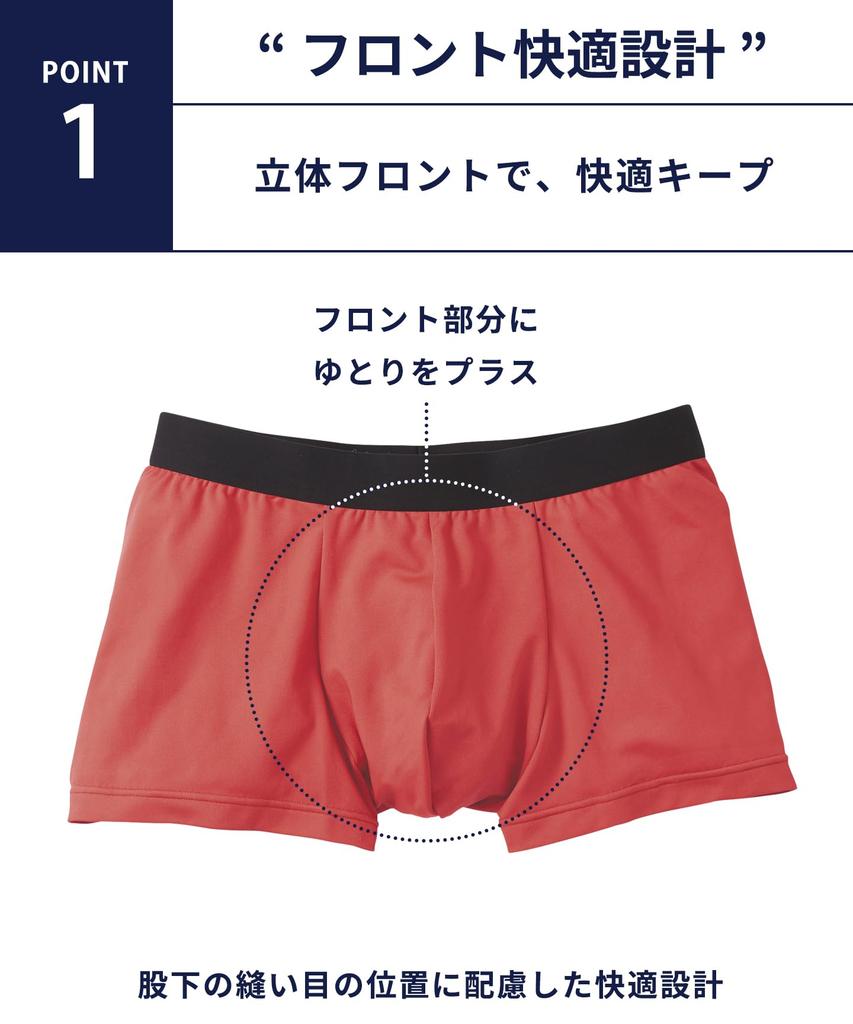 By Wacoal Boxer Shorts of Basic Comfortable Front Reduced Skin Contact Front TU L [Bros Men] [Set 2] Style, Design, Design, Closure, Underwear,