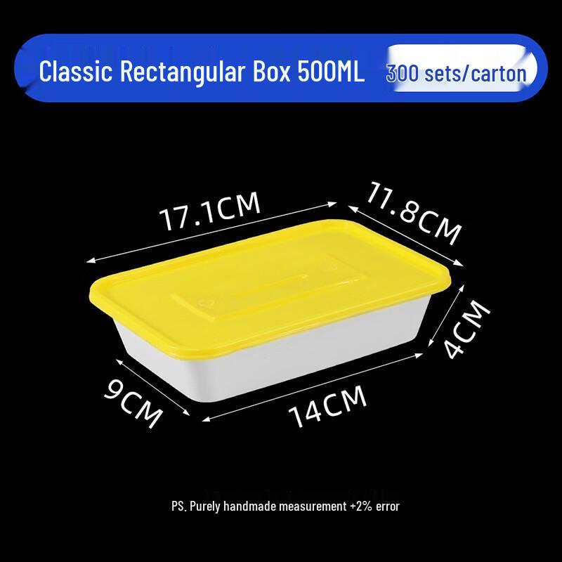 Disposable PP Plastic Meal Prep Containers with Lids