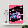 Stitch Angel Love 5D Round Diamond Painting Kit Diamond Embroidery Painting Rhinestones Mosaic Frameless Handwork Decoration Arts