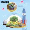 Areax Spongebob Squarepants Series Building Blocks Beach Dome Tree House Puzzle Toys Architecture Collection Children'S Gifts
