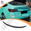 Tesla Model 3 Plastic Wind Deflector Rear Spoiler: Original Version Exterior Accessory