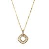 Hot Selling 14K Gold Plated Stainless Steel Set Necklace Bracelet Earrings Fashion Jewelry Gift Customization Durable