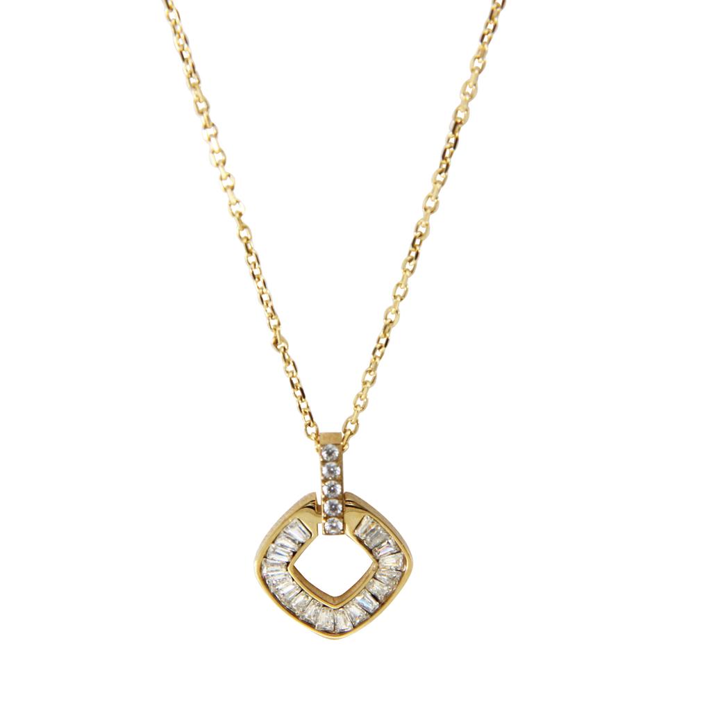 Hot Selling 14K Gold Plated Stainless Steel Set Necklace Bracelet Earrings Fashion Jewelry Gift Customization Durable