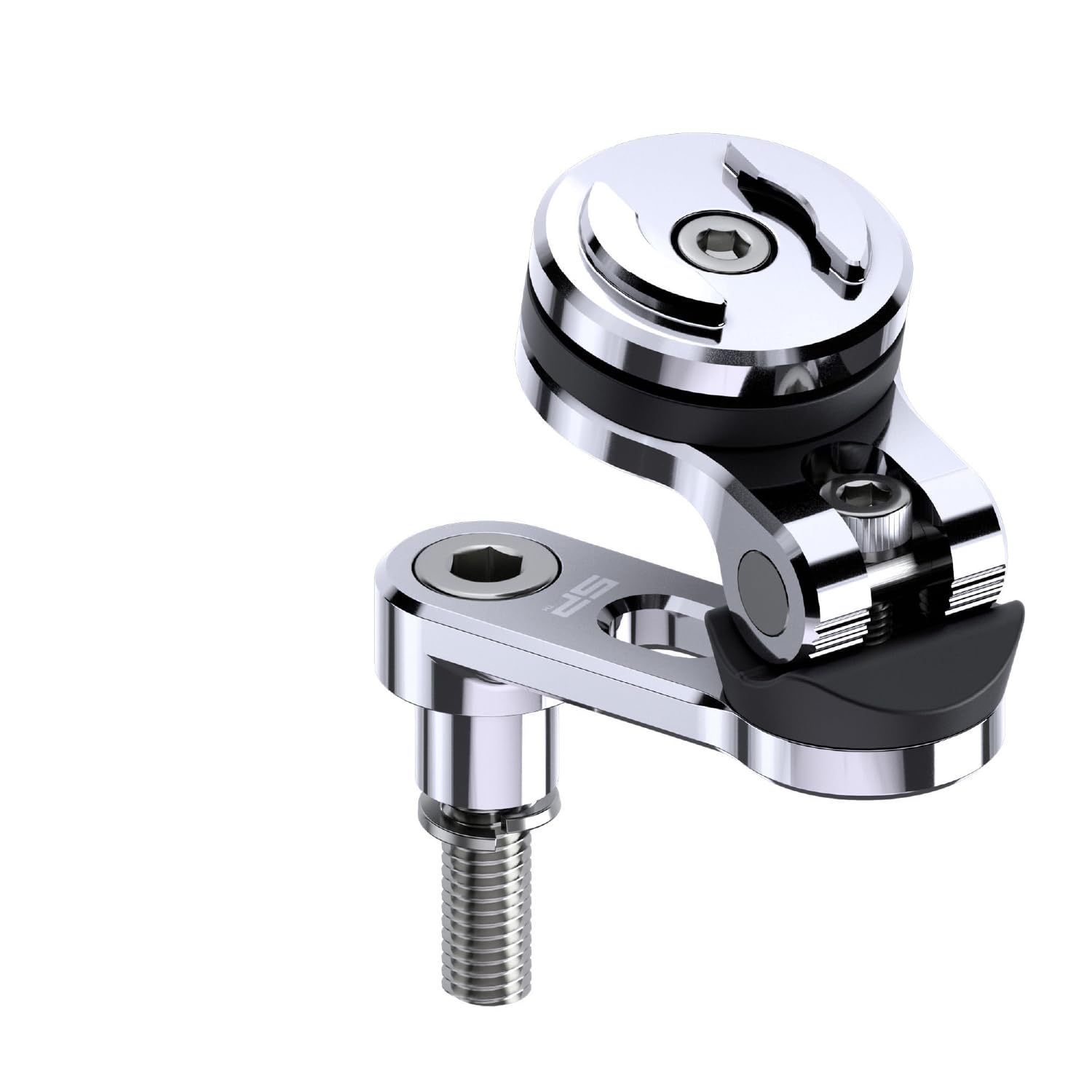 SP Connect Daytona Motorcycle Smartphone Bar Clamp Mount Chrome 24586 Holder, Pro, Plated,