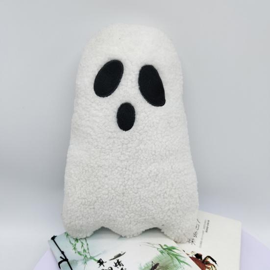 Plyšová hračka duch Halloween dekorativní polštářek pro domácí rozkládací pohovku Ghost Plushie rekvizita na slavnostní párty
