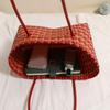 Vacation Style Weave Bag Bohemian Style Beach Tote Bag Casual Plastic Handbag  Girls