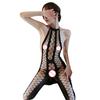 Women's Underwear, Transparent One-piece Mesh Jacket, Open Crotch Mesh Socks