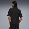 Casual WARDROBE ESS Boxy Waffle Polo Shirt 636807 Black [Puma] Men's (01)