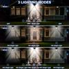 Energy Saving Super Bright Cold White Outdoor IP65 412LED Solar Garden Light 4 Sides Wall Lamp Motion Sensor Security Light