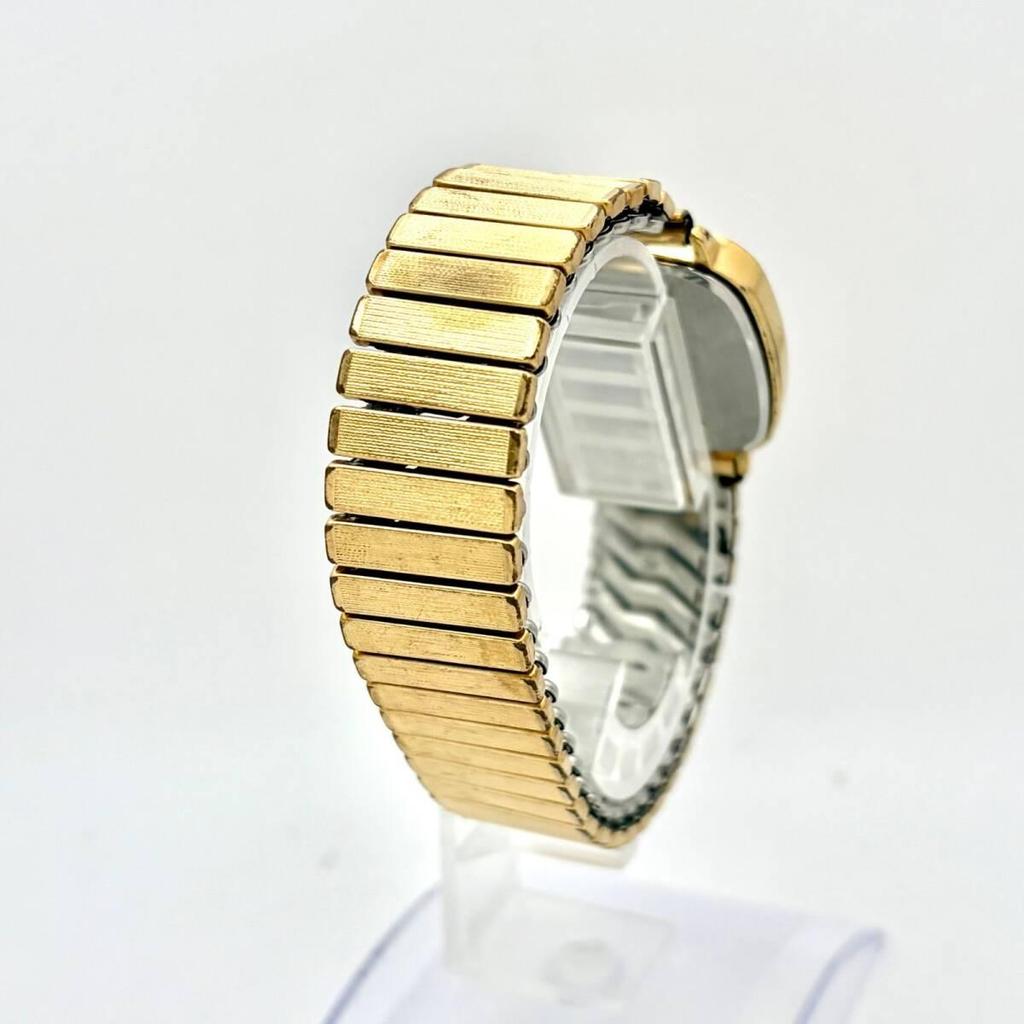 Used [New Battery] SEIKO Men's Watch Gold Square 7431-5250 581673