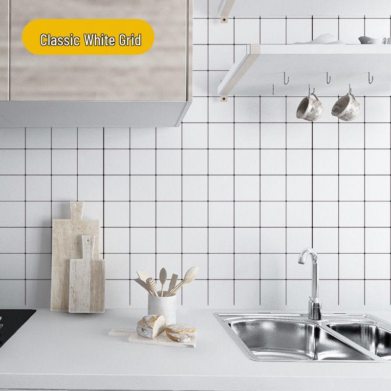 

Водонепроницаемые Маслостойкие Самоклеящиеся Кухонные Обои для Плит и Вытяжек 60cm x 2m