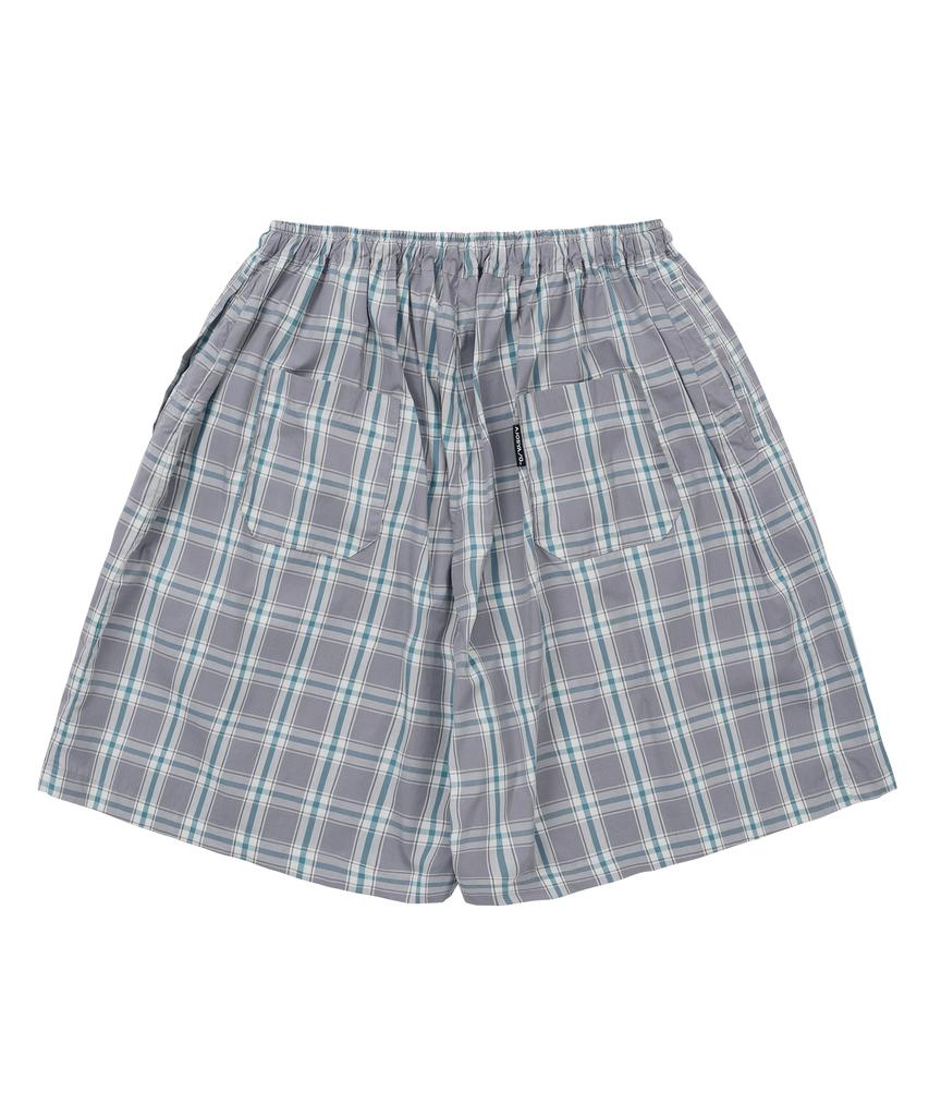 AJOBYAJO Check Shorts [Grey]