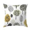 Home Decor Floral And Tree Pattern Decorative Pillow Covers Pattern Cushion Cover Suitable For Sofa Bedroom Car Pillow Cover