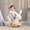 Rabbit Rocking Animal with Sounds and a Safety Harness. 60x33x50cm. White