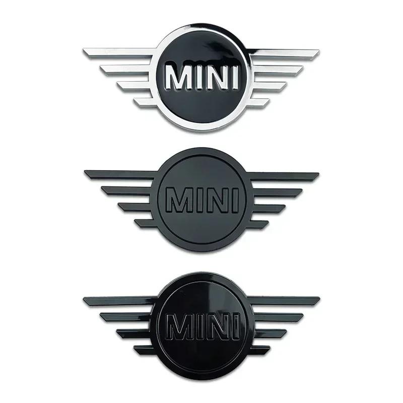 3D ABS Car Front Head Emblem Rear Sticker Logo for BMW Mini Coopers F54 F55 F56 F57 Refit Replacement Badge Exterior Accessories
