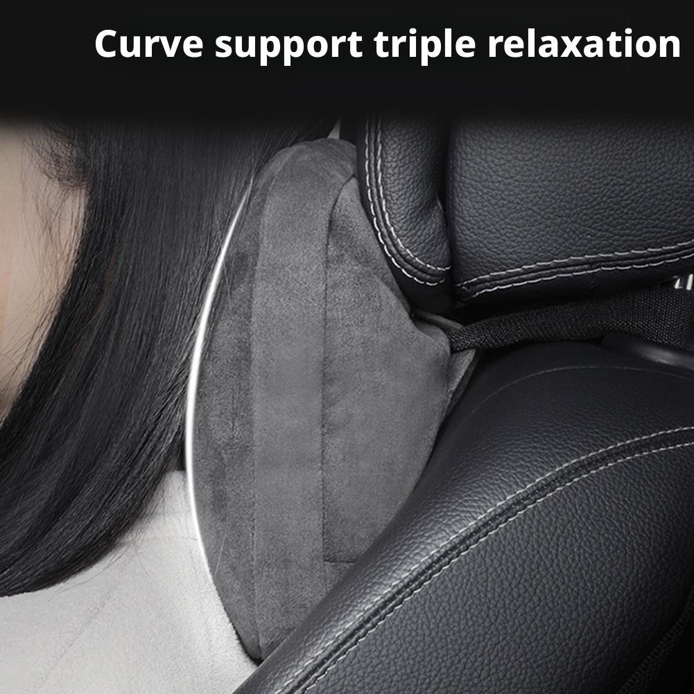 Universal Car Headrest Pillow For Most Vehicles  4 Seasons Neck & Back Support With Lumbar Cushion Automotive Interior Access