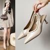 Pointed-toe Women's Shoes with High Heels, New Style Simple Shoes and Sandals