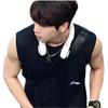 Li Ning Running Fitness Training Quick-Dry Sports Vest Men tops Cool-Black AVSU023-3