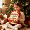 Christmas Advent Calendar 2026 Characters Calendar, 24-Day Countdown Food Theme Ornament Set, Winter Holiday Ornaments 2D Acrylic Hanging Decor