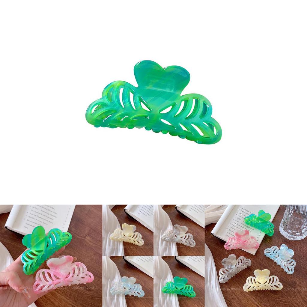 Chic And Stylish Acetate Hair Claw Clip Featuring Delicate Floral Designs For Women