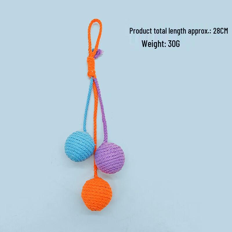 Wutu Sisal Ball Cat Toy Set
