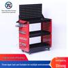 Three-Layer Tool Cart with Wheels & Pegboard - Universal Casters for Auto Repair