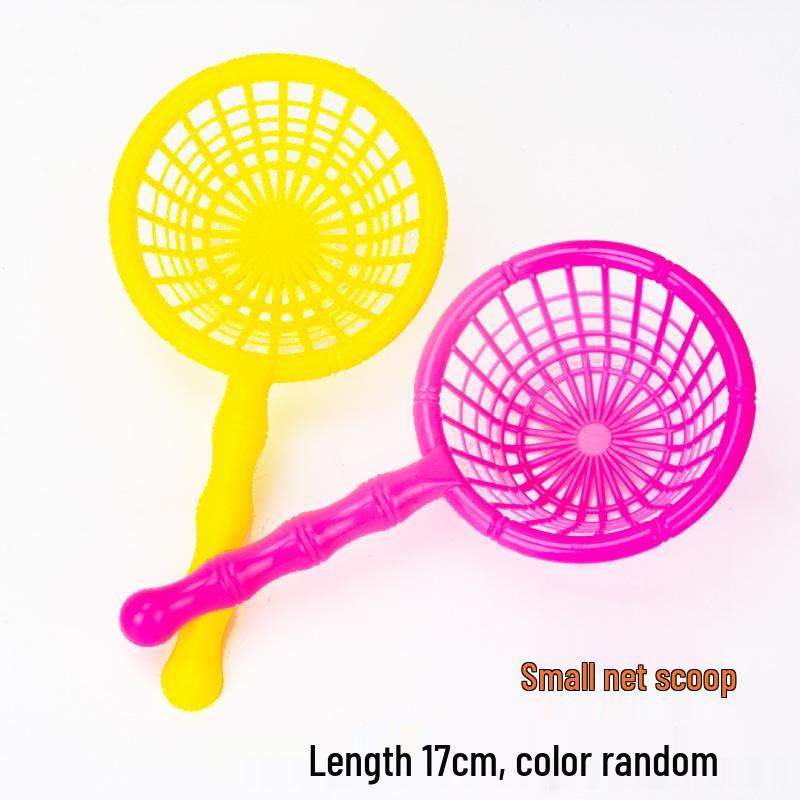 Summer Kids Magnetic Fishing Toy Set with Net Bag & Scoop