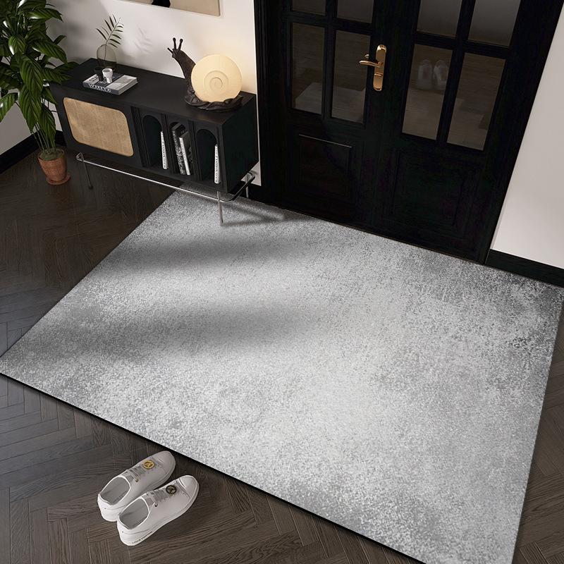 Simple Graphite Dirty and Wear-resistant Door Mat Entry Door Thickened Silk Floor Mat Can Be Cut Into The Door Home Floor Mat