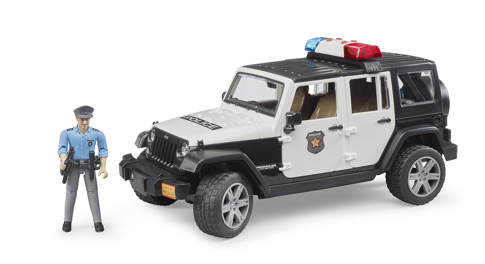 

Bruder Jeep Police Car with Figure BR02526