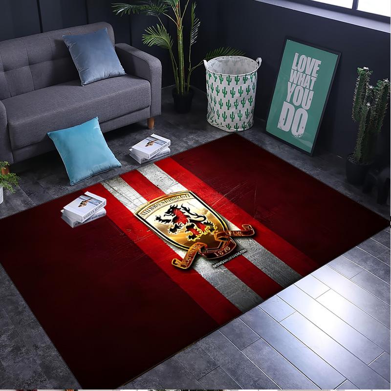 1PC rug Red Lion Football Club Carpet, Chair Rug,Area Rug for Office Bedroom living rooms bedroom, Doormat decor Christmas fan gifts