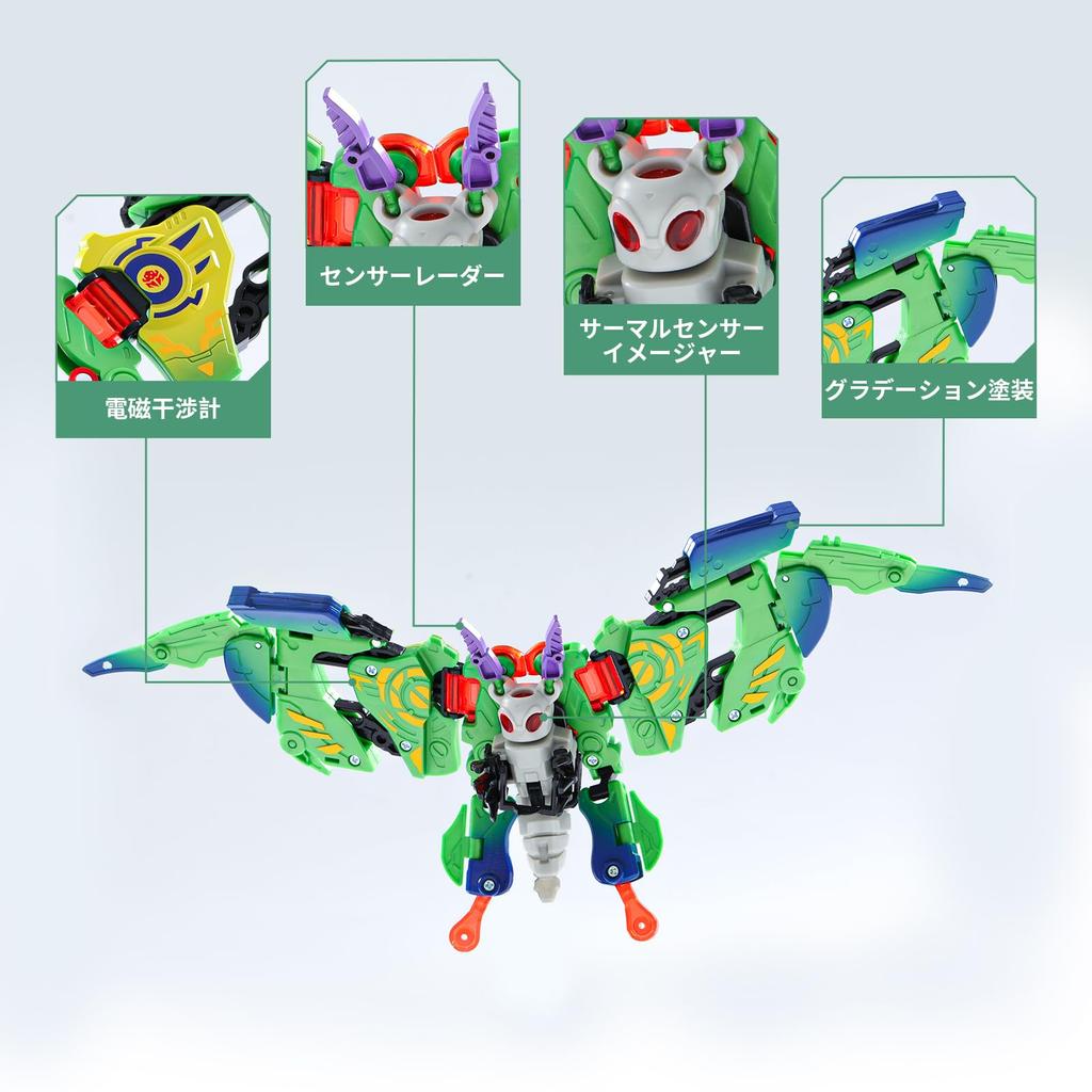 BEASTBOX 52TOYS Transforming Cube to Highly Articulated Action Transforms from Mecha Beast to No Batteries Perfect Gift for Kids and Adults BB-50