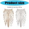 Blingbling Waist Belt Stylish Multilayer Crystal Waist Chain Belt Elaborate Chain Belly Chain for Belly Dance