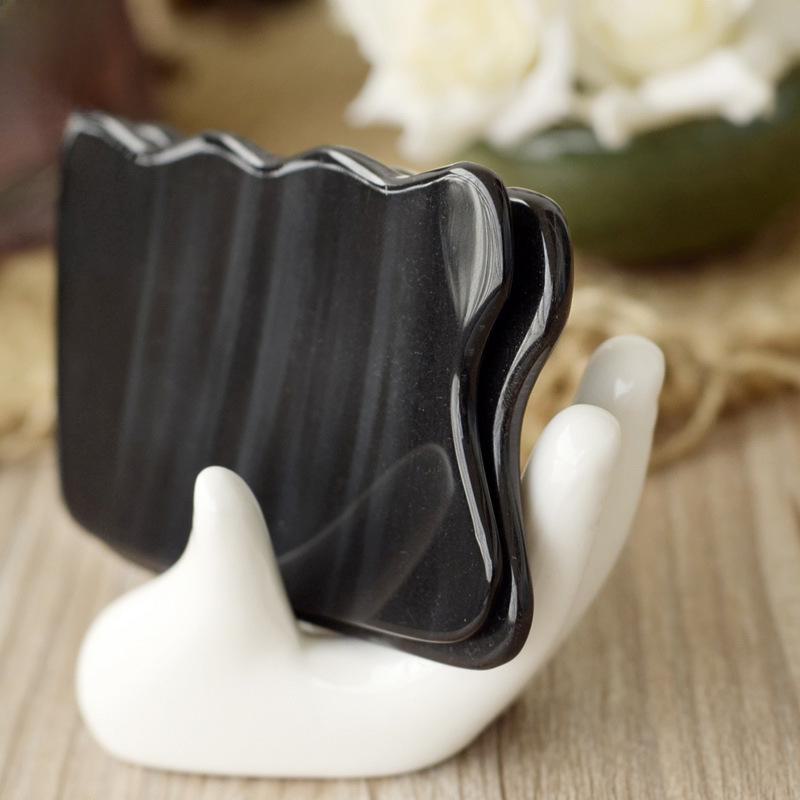 Originales Schwarzes Horn Multifunktionelles Gesundheits- & Schönheitsmassagebrett