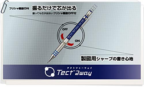 Zebra Tect Two Way Mechanical Pencil, 0.5mm, Orange, 10-Piece Set, B-MA41-OR