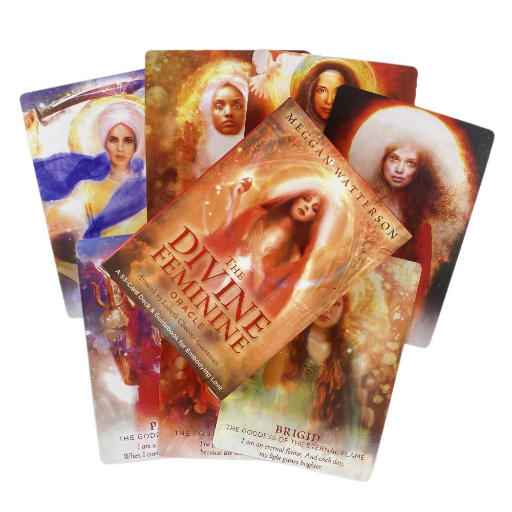 Divine Feminine English Visions Divination Edition Tarot Deck Board Playing Games Cards