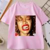 Lustiges T-Shirt Unisex Baumwolle Retro 90er Grafik T-Shirts Top Lässig Rundhals Kurzarm Unisex T-Shirt Oversized Unisex Kleidung