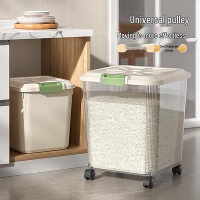 Insect-Proof, Moisture-Sealed Large Capacity Rice Storage Container