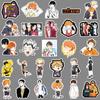 52 Haikyuu Waterproof Cartoon Stickers for Suitcase, Scooter, and Car Decor