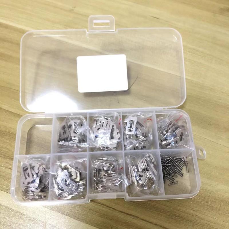 200pcs/lot HU100 Car Lock Wafer Key Repair Kits Accessory External Milling Car Lock Reed Plate For Chevrole For Buik