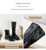 Plus Size Women's Thigh High Chunky Heel Elastic Boots - Autumn/Winter 2025 Collection