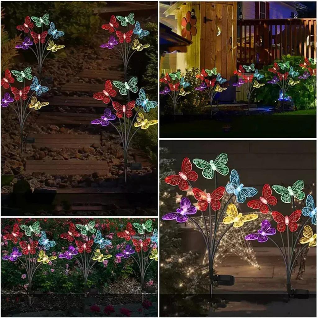 New Solar  Light Outdoor Waterproof   Lawn Lights Garden Sunlight Powered Landscape Lights Garden Decor Lamp 2 Modes