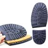 Suole per scarpe in gomma addensate per uomo Scarpe da lavoro in pelle Suola con tacco Riparazione antiscivolo Suole di ricambio fai-da-te Tappetino nero giallo