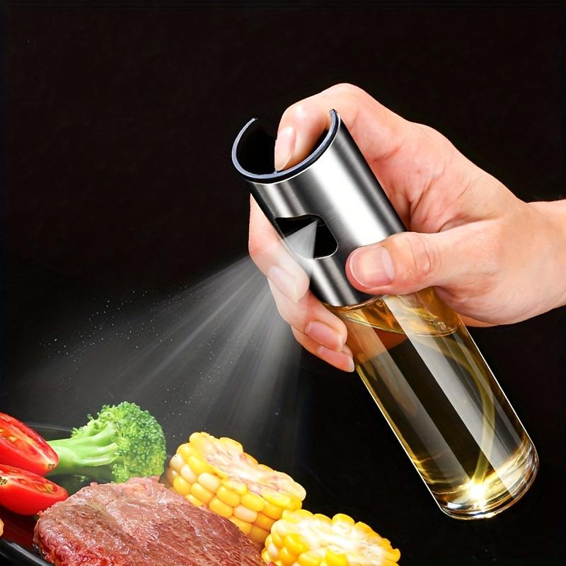 100ml Premium Glass Olive Oil Sprayer For Cooking And Outdoor Camping Kitchen Oil Spray Bottle With Adjustable Nozzle