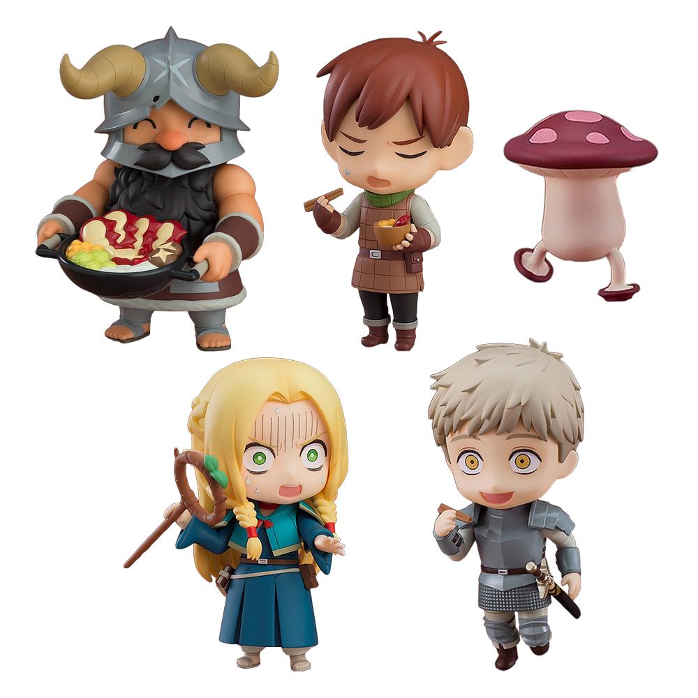 5Pcs/1Set Anime Delicious in Dungeon Figure Marcille Farin Raiosu Set Model Toy Desktop Car Ornament Doll PVC Action Figure