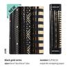Black Gold Polka Dot and Crown Large Gift Wrapping Paper