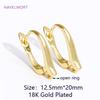 18K Gold Plated Shvenzy Earwires Fasteners,Brass Earring Fixtures,Earring Hooks Clasps Accessories,DIY Earring Making Supplies