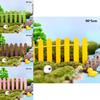 Mini Diy Wood Fence For Miniature Plant Decor And Landscape Crafts**